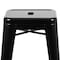Flash Furniture 30" High Metal Indoor Stackable Bar Stool, Black, PK4 4-ET-31320-30-BK-R-GG - alternate 7